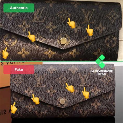 louis vuitton wallet clemence wallet fake or real|louis vuitton empreinte wallet.